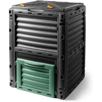 SPETEBO - Bac à compost 300L - Plastique durable resistant aux intempéries - Publicité SPETEBO - Bac à compost 300L - Plastique durable resistant aux intempéries - Publicité