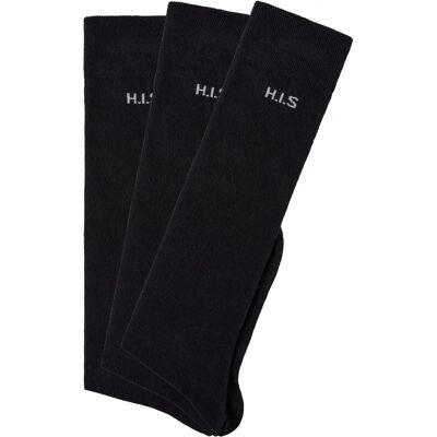 H.I.S Kniestrümpfe - 3er Pack - Schwarz - Kniehohe Socken H.I.S Kniestrümpfe - 3er Pack - Schwarz - Kniehohe Socken