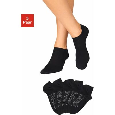 BENCH Unisex Schwarze Sneakersocken - Sneaker Socks BENCH Unisex Schwarze Sneakersocken - Sneaker Socks