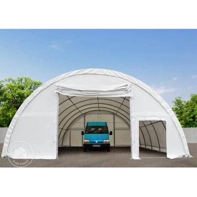 Toolport Stable Fireproof Storage Tent - 9.15x26m, Grey Toolport Stable Fireproof Storage Tent - 9.15x26m, Grey