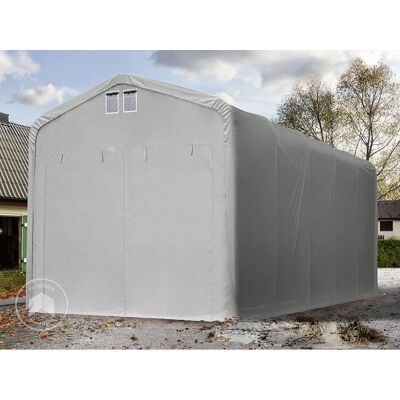 TOOLPORT 5x20m Carport Tält - Brandbeständigt, Grå TOOLPORT 5x20m Carport Tält - Brandbeständigt, Grå