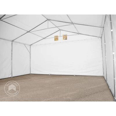TOOLPORT 5x16m Storage Tent - White, PVC 800, 80m² TOOLPORT 5x16m Storage Tent - White, PVC 800, 80m²
