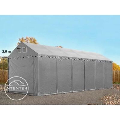 Toolport 4x12m Grey Storage Tent - Waterproof PVC 800 Toolport 4x12m Grey Storage Tent - Waterproof PVC 800
