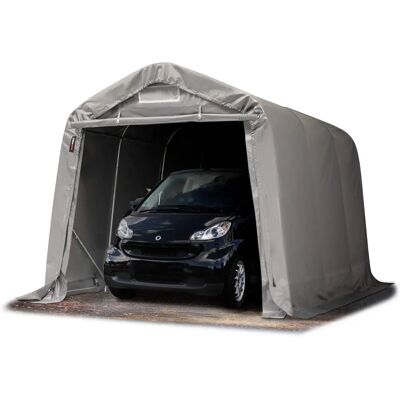 Toolport 2,4x3,6m Tragbare Garage - Carport Zelt PVC Wasserdicht Grau Toolport 2,4x3,6m Tragbare Garage - Carport Zelt PVC Wasserdicht Grau