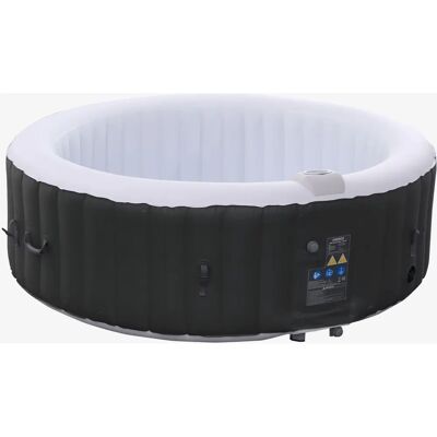 Arebos Vasca Idromassaggio Gonfiabile - 6 Persone, Nero, 130 Getti - Spa & Jacuzzi Arebos Vasca Idromassaggio Gonfiabile - 6 Persone, Nero, 130 Getti - Spa & Jacuzzi