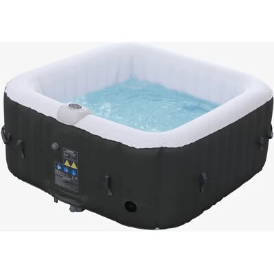 Arebos Jacuzzi - Modèle AR-HE-SPA4SA, Noir & Blanc, 4 Personnes - Publicité Arebos Jacuzzi - Modèle AR-HE-SPA4SA, Noir & Blanc, 4 Personnes - Publicité