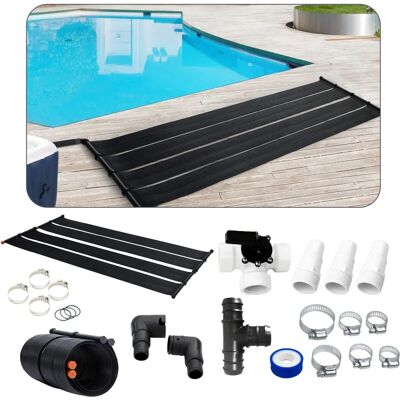 Arebos 2x Chauffe-eau Solaire pour Piscine - Écologique, Facile à Installer - Publicité Arebos 2x Chauffe-eau Solaire pour Piscine - Écologique, Facile à Installer - Publicité