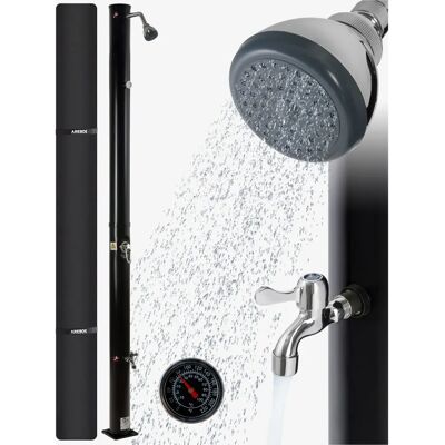 Arebos Solar Shower 20L Thermometer & Foot - Outdoor Water System Arebos Solar Shower 20L Thermometer & Foot - Outdoor Water System