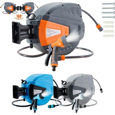 AREBOS 30 m Hose Reel - Automatic Wall Mount Garden Tool AREBOS 30 m Hose Reel - Automatic Wall Mount Garden Tool