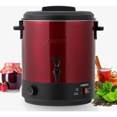 Arebos AR-HE-EA28TR - Rojo - Máquina de conservación de alimentos y dispensador de bebidas Arebos AR-HE-EA28TR - Rojo - Máquina de conservación de alimentos y dispensador de bebidas