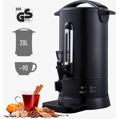 Arebos AR-HE-GKE20S - Negro - Dispensador de Bebidas Calientes Arebos AR-HE-GKE20S - Negro - Dispensador de Bebidas Calientes