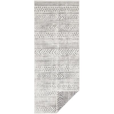 NORTHRUGS BIRI Wendeteppich - Outdoor Fußmatte, Polypropylen, grau & creme NORTHRUGS BIRI Wendeteppich - Outdoor Fußmatte, Polypropylen, grau & creme