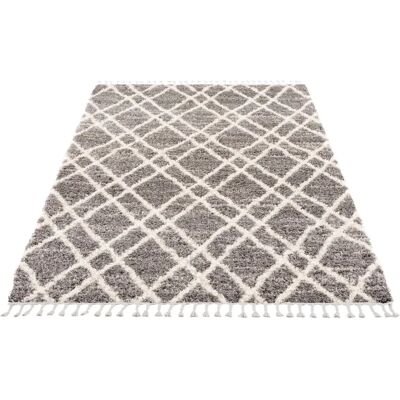Carpet City Pulpy 540 Grauer Hochflor-Teppich - Teppich Carpet City Pulpy 540 Grauer Hochflor-Teppich - Teppich