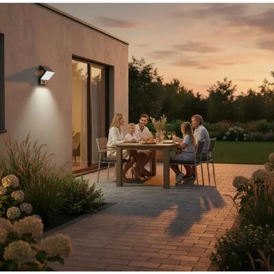 Dotlux LED-Solar-Wandleuchte mit Sensor - 3,5W 3000K Dotlux LED-Solar-Wandleuchte mit Sensor - 3,5W 3000K