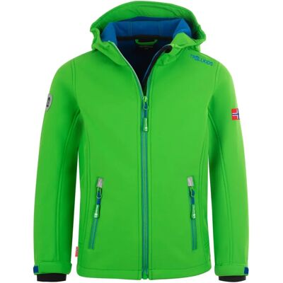 Giacca TROLLKIDS TROLLFJORD per bambini - Verde brillante - Giacca Giacca TROLLKIDS TROLLFJORD per bambini - Verde brillante - Giacca