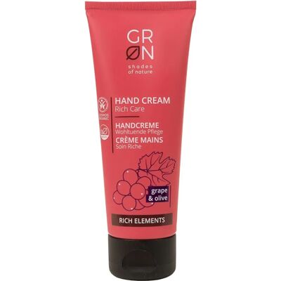 GRN Rich Elements Crème Mains - Olive & Raisin 75ml GRN Rich Elements Crème Mains - Olive & Raisin 75ml