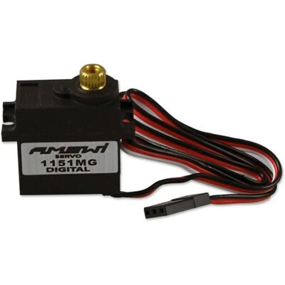Amewi 1151MG Digital-Servo - Mini, Wasserdicht, Metallgetriebe - RC Servo Amewi 1151MG Digital-Servo - Mini, Wasserdicht, Metallgetriebe - RC Servo