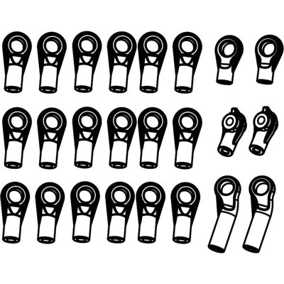 Amewi 021-17223014 Set di Link a Sfera - Accessorio RC Amewi 021-17223014 Set di Link a Sfera - Accessorio RC
