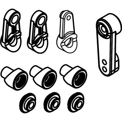 Amewi - RCX10 - 2 cm Höhe - 12 cm Länge - Servoarm Set Amewi - RCX10 - 2 cm Höhe - 12 cm Länge - Servoarm Set