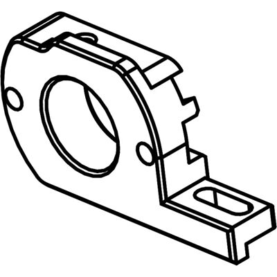 Supporto motore B per RCX10 - Pezzo di modello radiocomandato Supporto motore B per RCX10 - Pezzo di modello radiocomandato