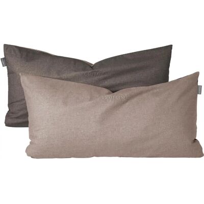 SCHIESSER Doubleface Baumwoll-Kissenhülle - 40x80cm SCHIESSER Doubleface Baumwoll-Kissenhülle - 40x80cm