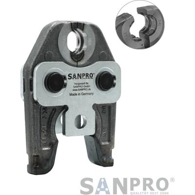 SANPRO - M22 - Vergütungsstahl - blau verzinkt - Pressbacke SANPRO - M22 - Vergütungsstahl - blau verzinkt - Pressbacke