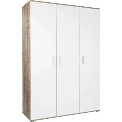 LüttenhüttuHenning Kinderkleiderschrank - Weiß (Eiche, weiß) - Kinderkleiderschrank LüttenhüttuHenning Kinderkleiderschrank - Weiß (Eiche, weiß) - Kinderkleiderschrank