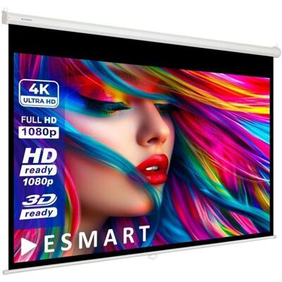 eSmart - Economy EXR Rollo Leinwand - 140x79 cm eSmart - Economy EXR Rollo Leinwand - 140x79 cm