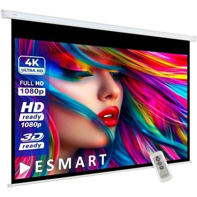 eSmart - Economy EXM Motor Leinwand - Écran de projection - Publicité eSmart - Economy EXM Motor Leinwand - Écran de projection - Publicité