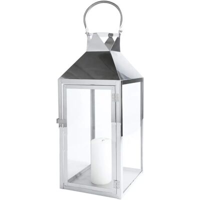 Mojawo - XXL Windlicht Edelstahl Gartenlaterne 54cm - Lantern Mojawo - XXL Windlicht Edelstahl Gartenlaterne 54cm - Lantern