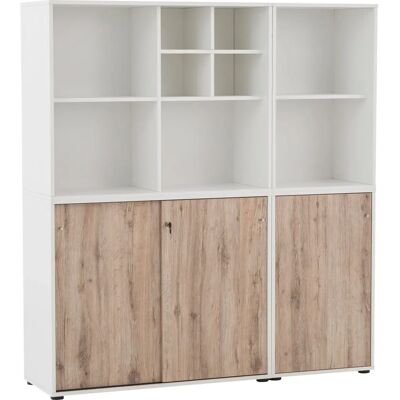 SCHILDMEYER Serie 400 Aktenschrank - Verstellbar, abschließbar, 12 Fächer SCHILDMEYER Serie 400 Aktenschrank - Verstellbar, abschließbar, 12 Fächer