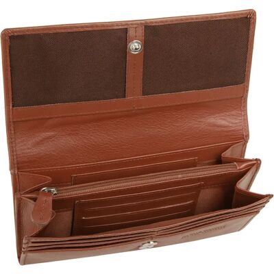 BRUNO BANANI Echtes Leder Geldbörse - Klassisch Unisex Cognac BRUNO BANANI Echtes Leder Geldbörse - Klassisch Unisex Cognac