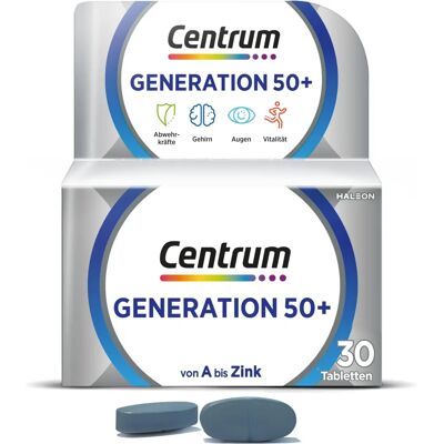 Centrum Generation 50+ Mikronährstoffe - Nahrungsergänzung Centrum Generation 50+ Mikronährstoffe - Nahrungsergänzung