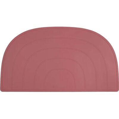 Kindsgut Set de table Arc-en-ciel Vieux rose - Nappe Kindsgut Set de table Arc-en-ciel Vieux rose - Nappe