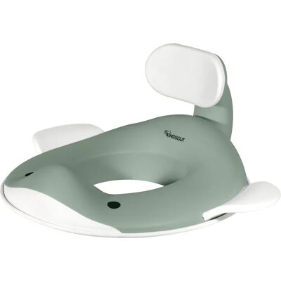 Forme de baleine de Kindsgut pour toilettes - Vert - Publicité Forme de baleine de Kindsgut pour toilettes - Vert - Publicité