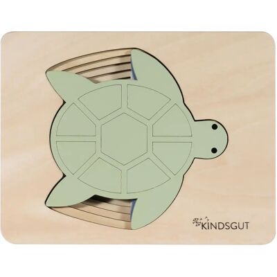 Puzzle empilable en bois Kindsgut - Tortue Puzzle empilable en bois Kindsgut - Tortue