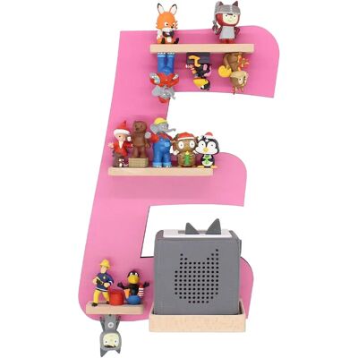 Étagère murale lettre rose BOARTI pour Tonies - Déco enfant - Publicité Étagère murale lettre rose BOARTI pour Tonies - Déco enfant - Publicité
