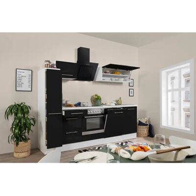 RESPEKTA Amsterdam Set Cucina - Nero-Bianco - Cucina RESPEKTA Amsterdam Set Cucina - Nero-Bianco - Cucina