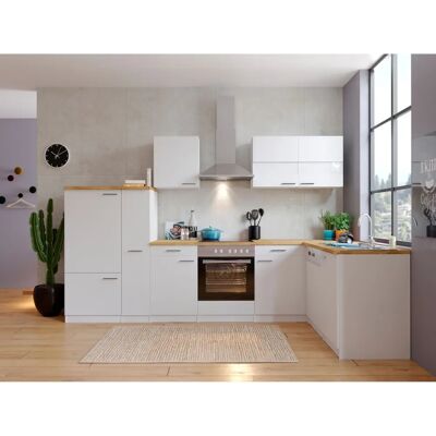 Respekta Cucina Weiß Küchenblock Modell Malia 310x172 cm - Küchenblock Respekta Cucina Weiß Küchenblock Modell Malia 310x172 cm - Küchenblock
