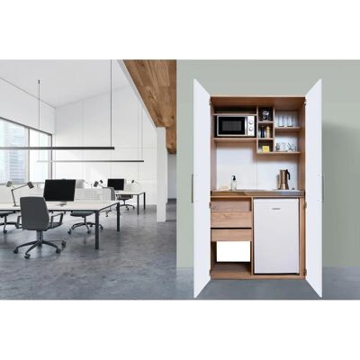 Respekta - Peter 104 cm - Bianco - Rovere - Unità cucina Respekta - Peter 104 cm - Bianco - Rovere - Unità cucina