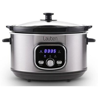 Lauben 3.5L Slow Cooker - Nastavitelná Teplota & Kuchařka Lauben 3.5L Slow Cooker - Nastavitelná Teplota & Kuchařka
