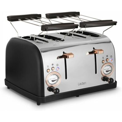 Lauben 1500BC - Schwarz, Edelstahl - Toaster Lauben 1500BC - Schwarz, Edelstahl - Toaster