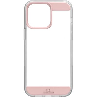 White Diamonds Rose Gold iPhone 14 Pro Max Hülle - Stoßfest, Transparent White Diamonds Rose Gold iPhone 14 Pro Max Hülle - Stoßfest, Transparent