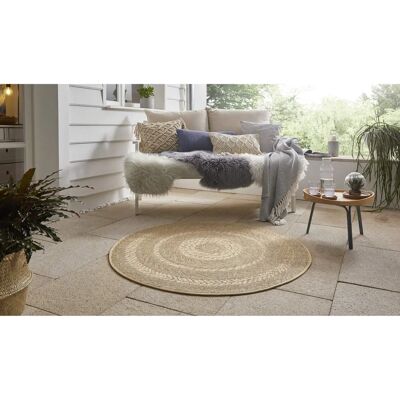 NORTHRUGS Almendro Rond Tapijt - Binnen Buiten Bestand 160cm NORTHRUGS Almendro Rond Tapijt - Binnen Buiten Bestand 160cm