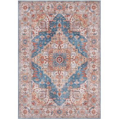 Nouristan Sylla Blau Vintage Teppich - Orientalischer Stil 80x200cm Nouristan Sylla Blau Vintage Teppich - Orientalischer Stil 80x200cm