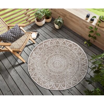FREUNDIN HOME COLLECTION Lilja Rund Teppich - Teppich für drinnen & draußen FREUNDIN HOME COLLECTION Lilja Rund Teppich - Teppich für drinnen & draußen