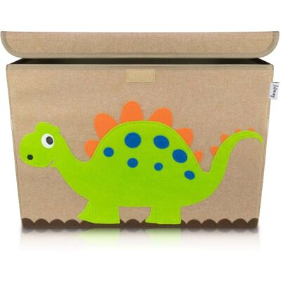 Boîte de rangement dinosaure Lifeney - Grande, avec couvercle, pour jouets et vêtements - Publicité Boîte de rangement dinosaure Lifeney - Grande, avec couvercle, pour jouets et vêtements - Publicité