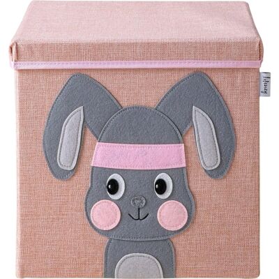 Lifeney Rabbit Storage Box with Lid - Baby Toy Organizer Lifeney Rabbit Storage Box with Lid - Baby Toy Organizer