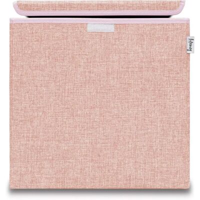 Lifeney Förvaringslåda med lock - Rosa - 33x33x33cm Lifeney Förvaringslåda med lock - Rosa - 33x33x33cm