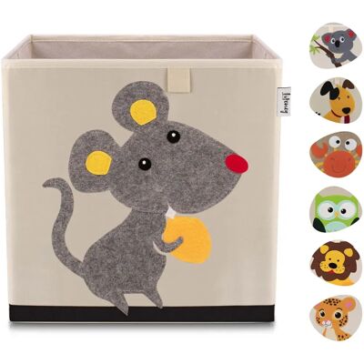 Lifeney Opbergdoos Muis - 33x33x33cm Lifeney Opbergdoos Muis - 33x33x33cm